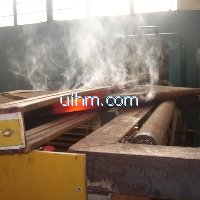 induction heating steel plate by rectangle induction coil