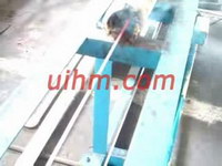 induction tempering for umbrella rib by 40KW and 20KW induction heater (UM-40AB-HF and UM-20AB-UHF)