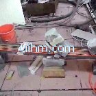 induction heating total steel plate in one big induction coil