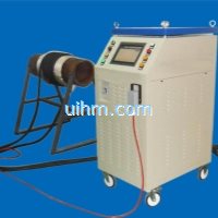 customized 60KW full air cooled induction heater with flexible induction coil for pipeline preheatin