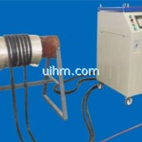 customized 80KW full air cooled induction heater with flexible induction coil for pipeline preheatin
