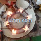 induction brazing by customized coil