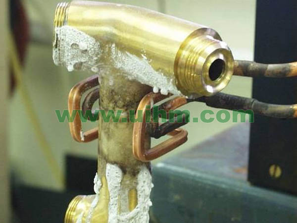 Faucet induction brazing Faucet induction brazing