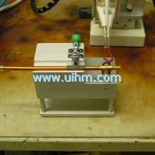 induction rf cable assembly with fixture