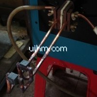 induction brazing with magnetic core