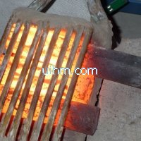 induction forging bar end