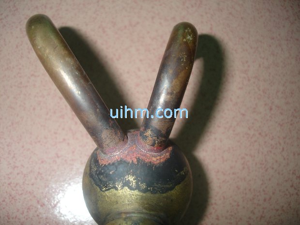 induction brass soldering copper ball and pipe induction brass soldering copper ball and pipe