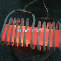 2 parallel shape induction coil heat auto leaf spring