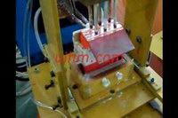 induction brass soldering switch contact by 120KW induction heater (UM-120AB-RF)