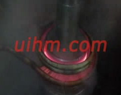 induction quenching D115mm axle (shaft) by 80KW induction heater (UM-80AB-HF)
