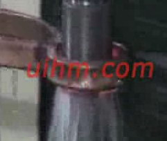 vertical induction hardening axle (shaft) by UM-80AB-HF