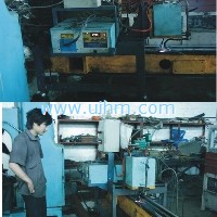 6 meters metal track induction heat treatment