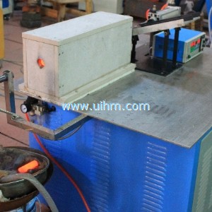 pneumatic auto feed induction forging