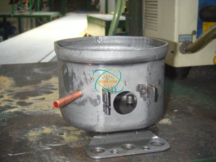 induction brazing of copper pipes