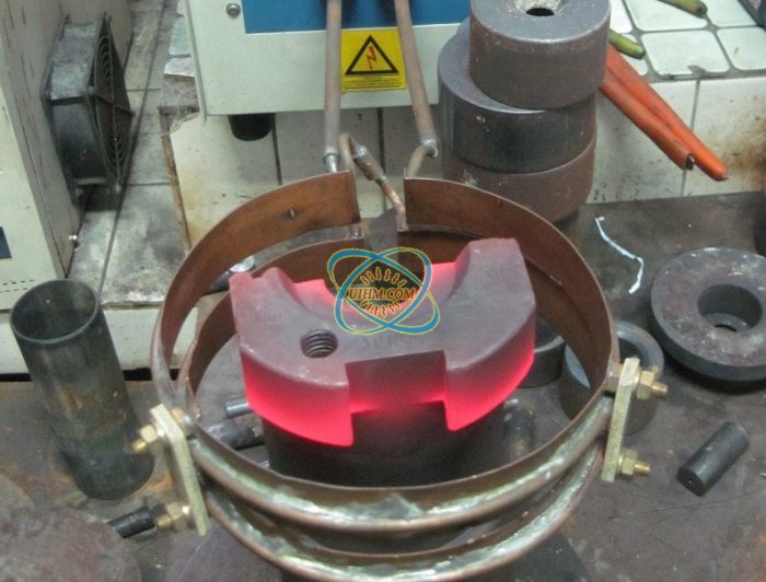 Parallel shape induction coil heating metal-1