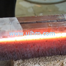 flat induction coil for surface heating treatment