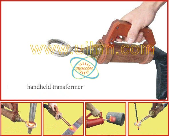 handheld transformer with flexible induction coil