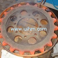 induction heating gear for hardening