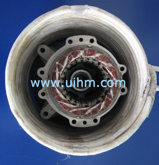 induction heating for motor winding 1 induction heating for motor winding 1