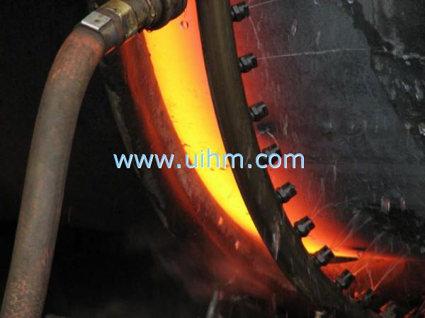 induction quenching big steel pipe