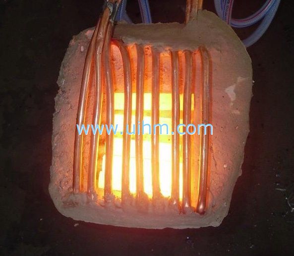 medium frequency induction forging steel bars