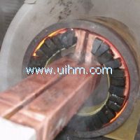 induction heating inner surface of drum