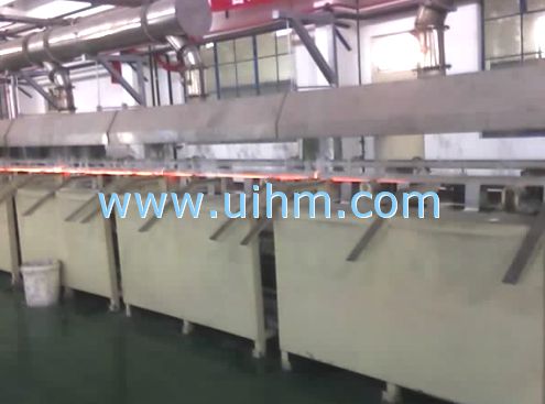 Molybdenum and tungsten by induction line heating(IGBT-300KW-15KHz) Molybdenum and tungsten by induction line heating(IGBT-300KW-15KHz)