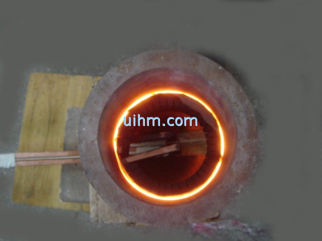 induction melting copper workpiece induction melting copper workpiece