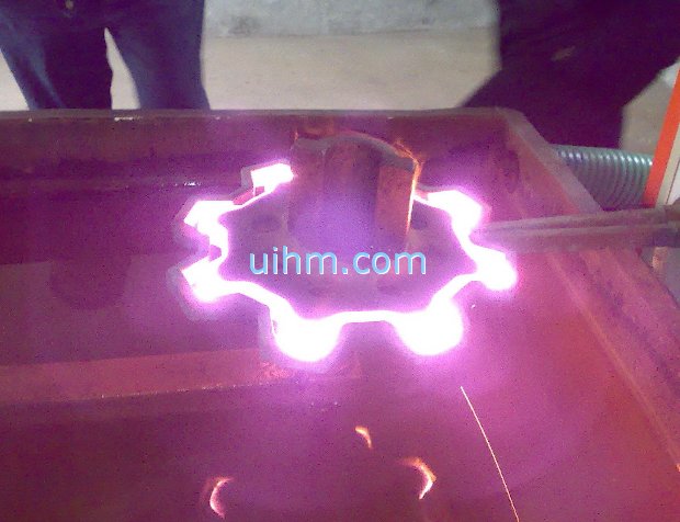custom-build induction coil for induction hardening gear teeth