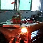 induction forging D50X100MM steel rod by UM-100AB-MF