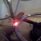 induction hardening moving gear teeth fly by wheel