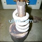 induction heating steel rod by UM-40AB-HF