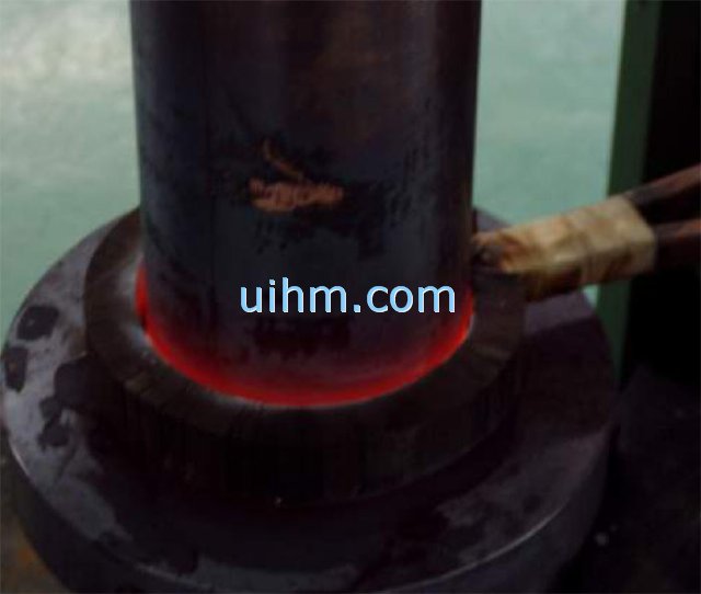 induction brazing conducting rod of turbine