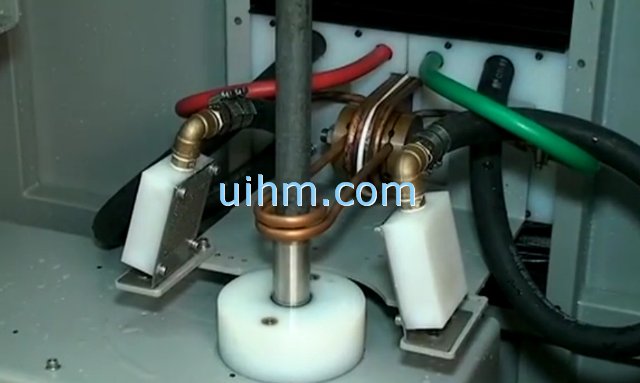 induction quenching axle (shaft) by 160KW induction heater
