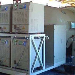 induction vacuum coating with multi um-dsp induction heater