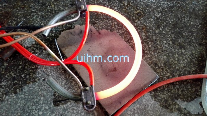 quick induction heating cambered, half-round steel rod_2