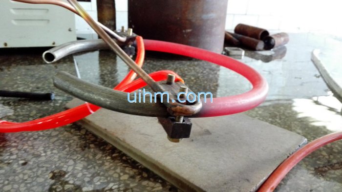 quick induction heating cambered, half-round steel rod_6