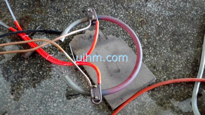 quick induction heating cambered, half-round steel rod_8