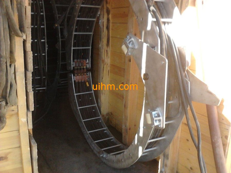 clamp induction coil for preheating pipeline clamp induction coil for preheating pipeline