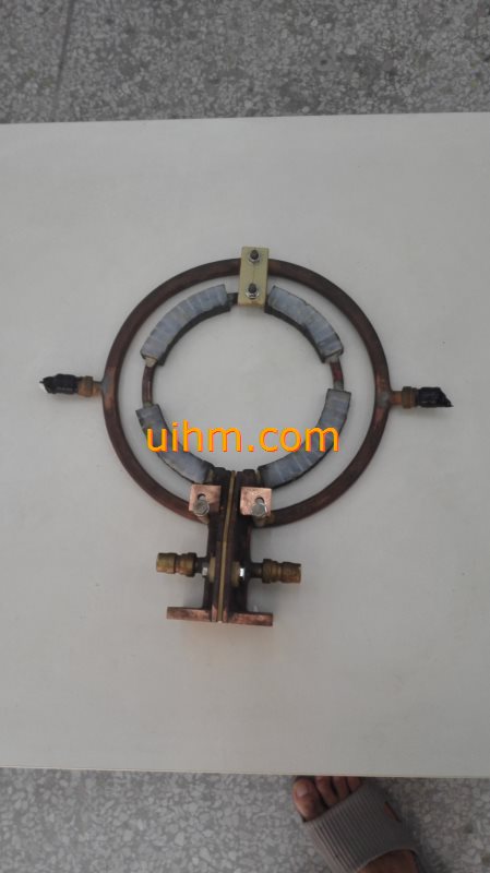 customized induction coil with ferrite magnet for quenching engine surface (15)