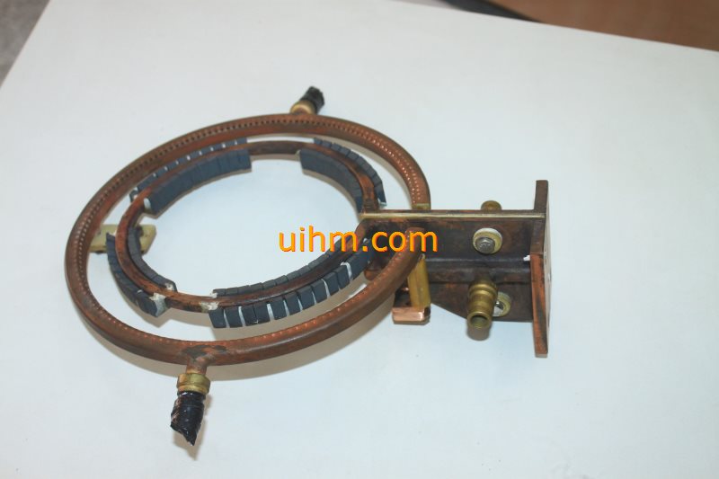 customized induction coil with ferrite magnet for quenching engine surface (3)