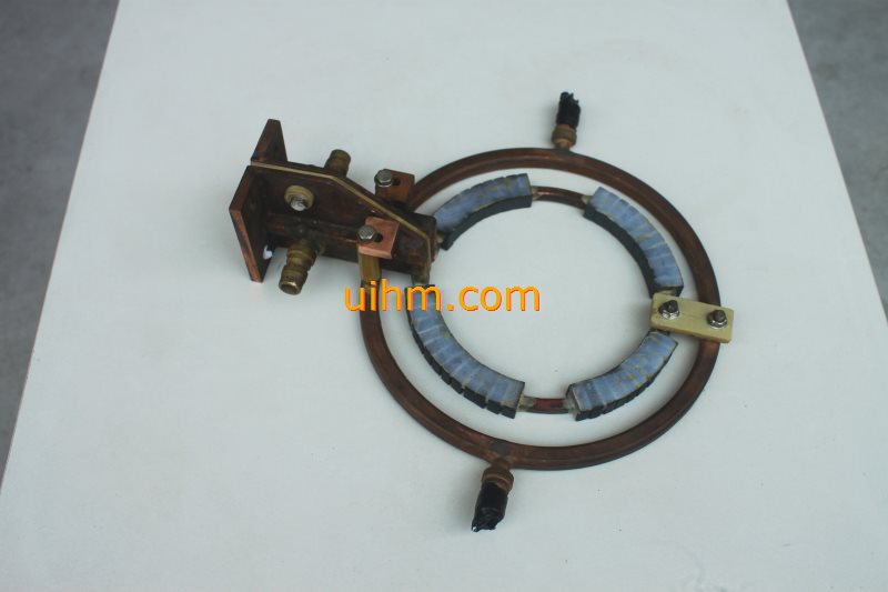 customized induction coil with ferrite magnet for quenching engine surface (5)
