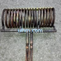 customized helical induction coil for heating steel pipe (3)