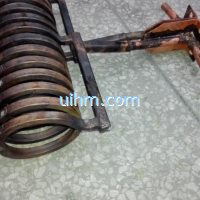 customized helical induction coil for heating steel pipe (5)