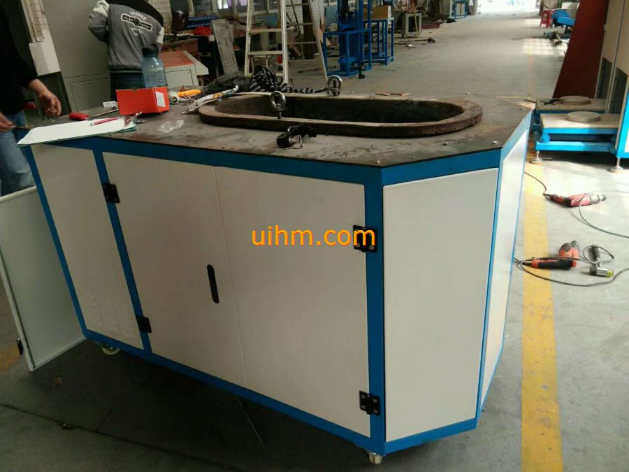 customized MF induciton  heater for preheating aluminum rods