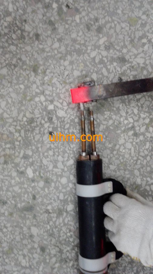 handheld induction coil for brazing brass