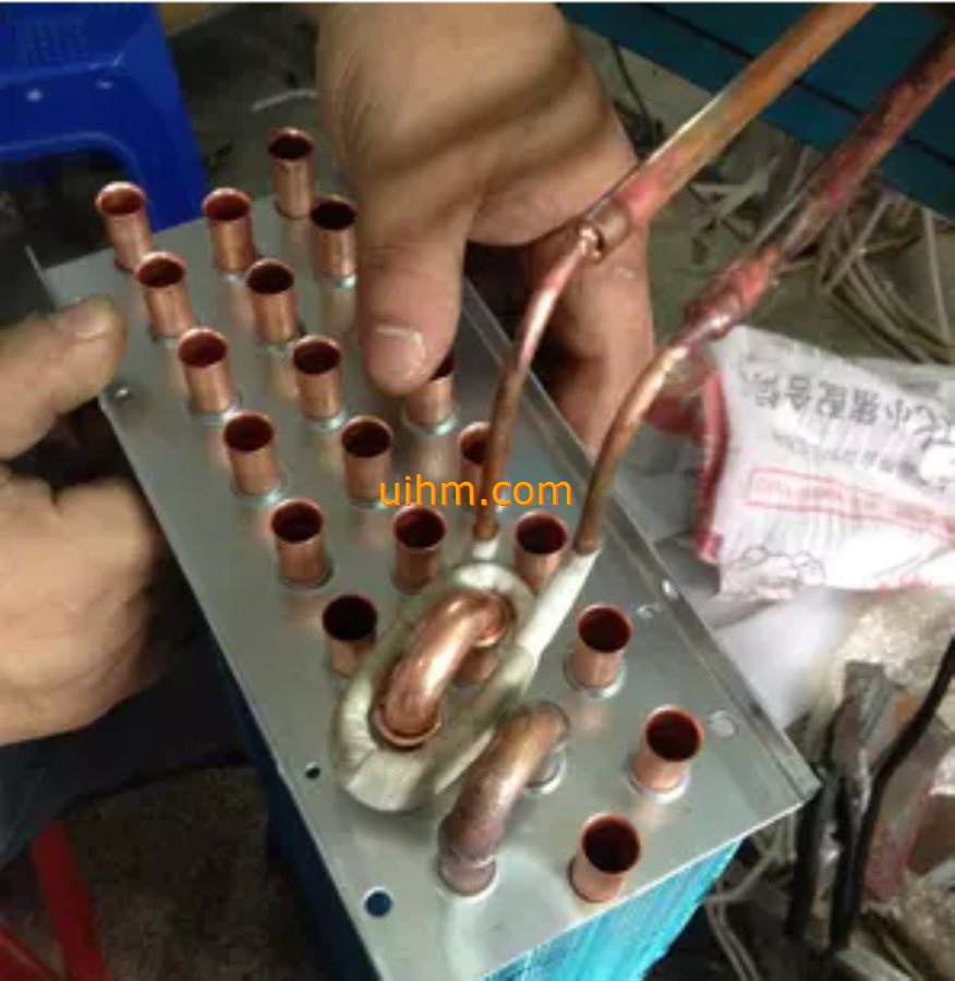 induction brass soldering pipes for chiller_1