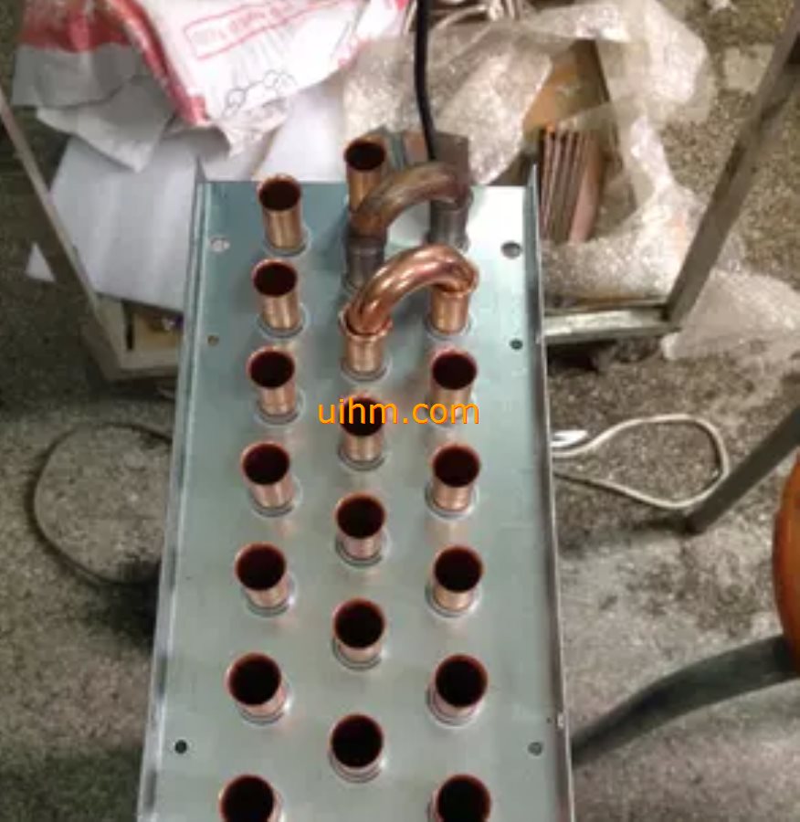 induction brass soldering pipes for chiller_3