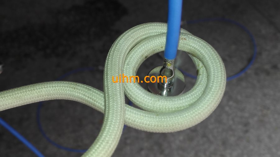 induction brazing Fiber Interface by UHF machine (1) induction brazing Fiber Interface by UHF machine (1)