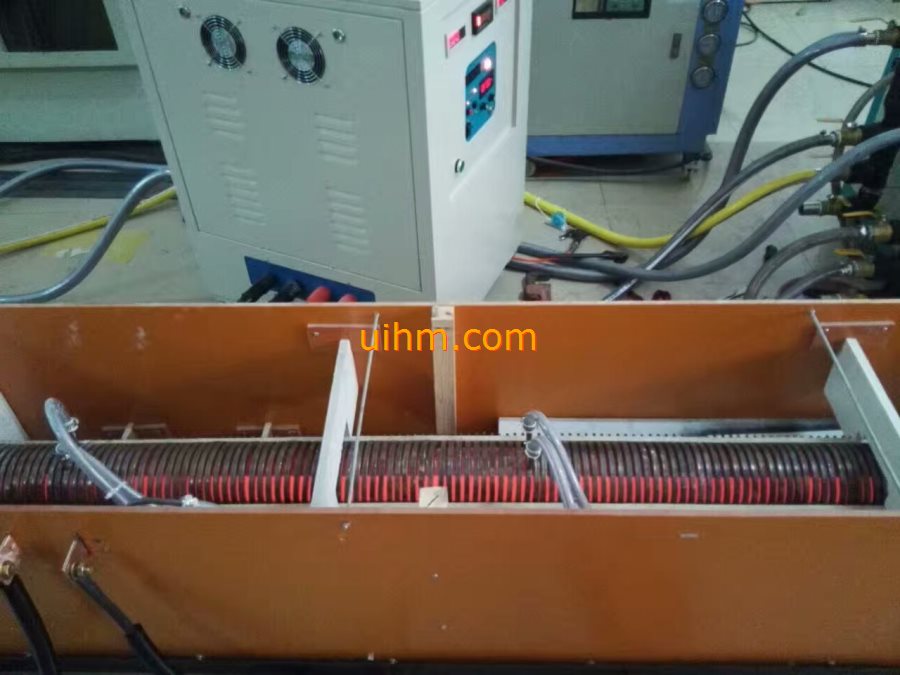 induction forging steel rods with series connection induction coil_3